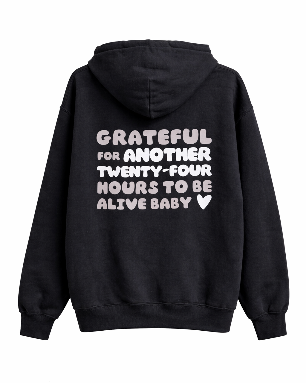 Grateful Bubble Letter Hoodie