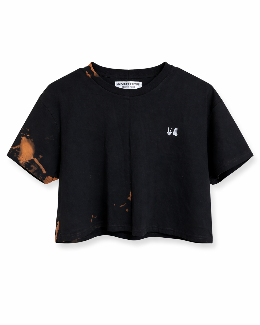 Bleach x Black Custom Crop
