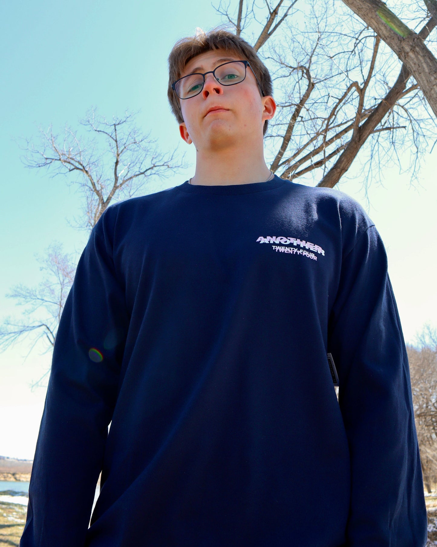 Glitchy Logo Long Sleeve