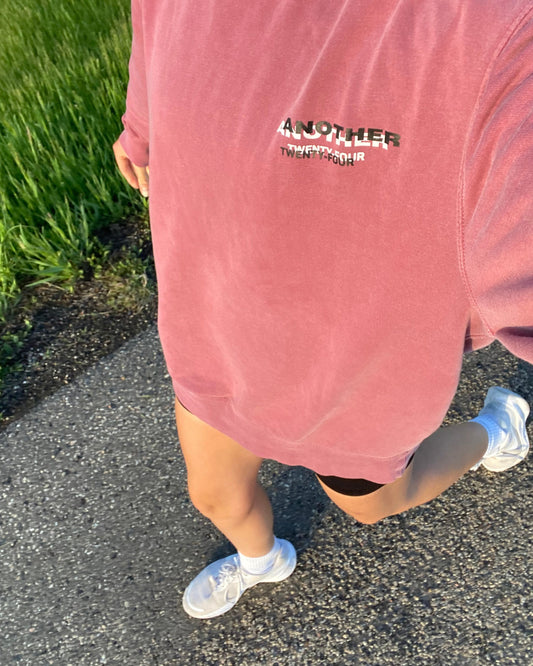 Blush Red Simple Crew
