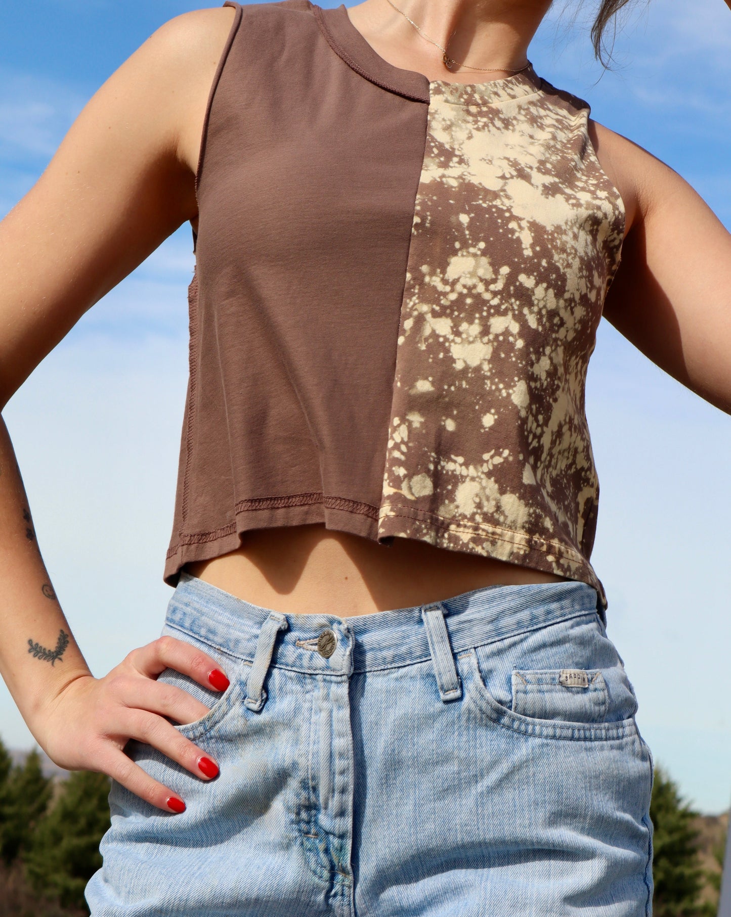 Flip Flop Custom Crop Tank