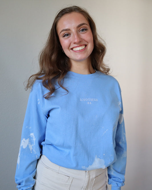Blue Skies Custom Long Sleeve Tee